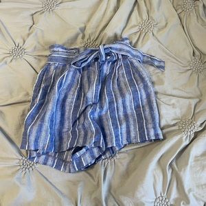Blue striped shorts from H&M never worn.